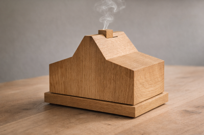 Stalla Cimbra – Porta incenso in legno naturale Stalla Cimbra – Porta incenso in legno naturale